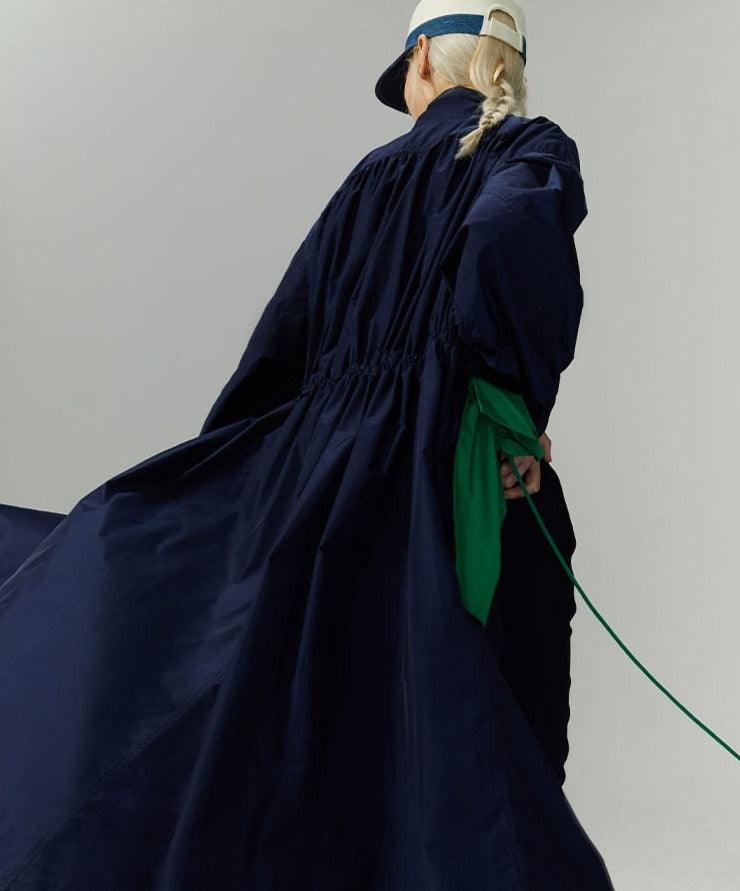 Streetwear style long oversized trench coat - Try Modest Limited