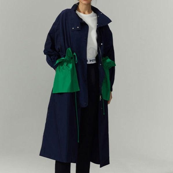 Streetwear style long oversized trench coat - Try Modest Limited