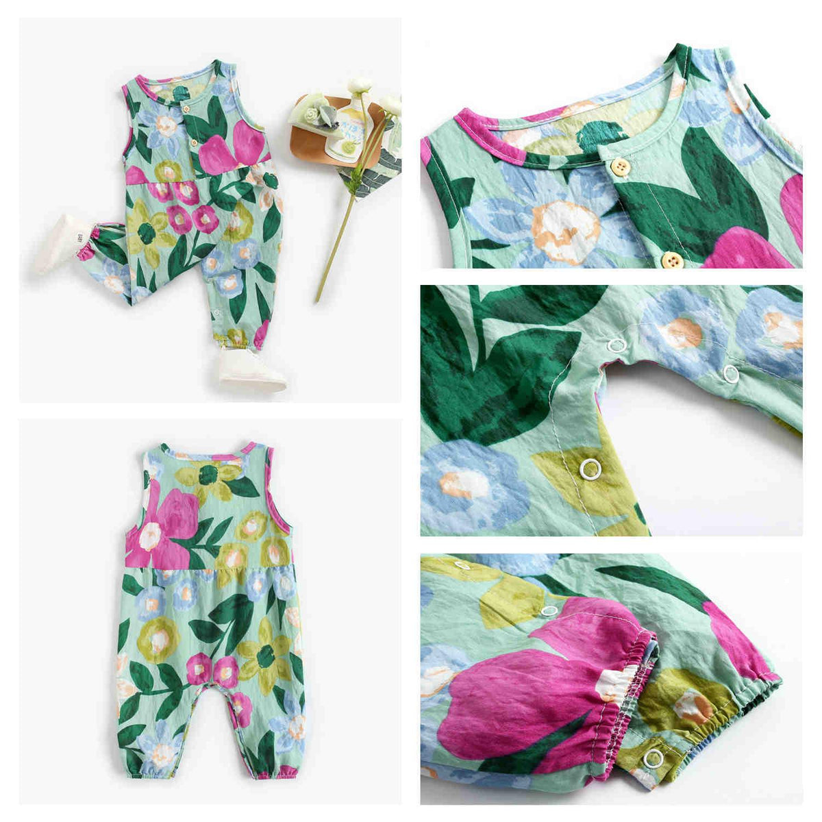 Summer Baby Bodysuit Cotton - Try Modest Limited