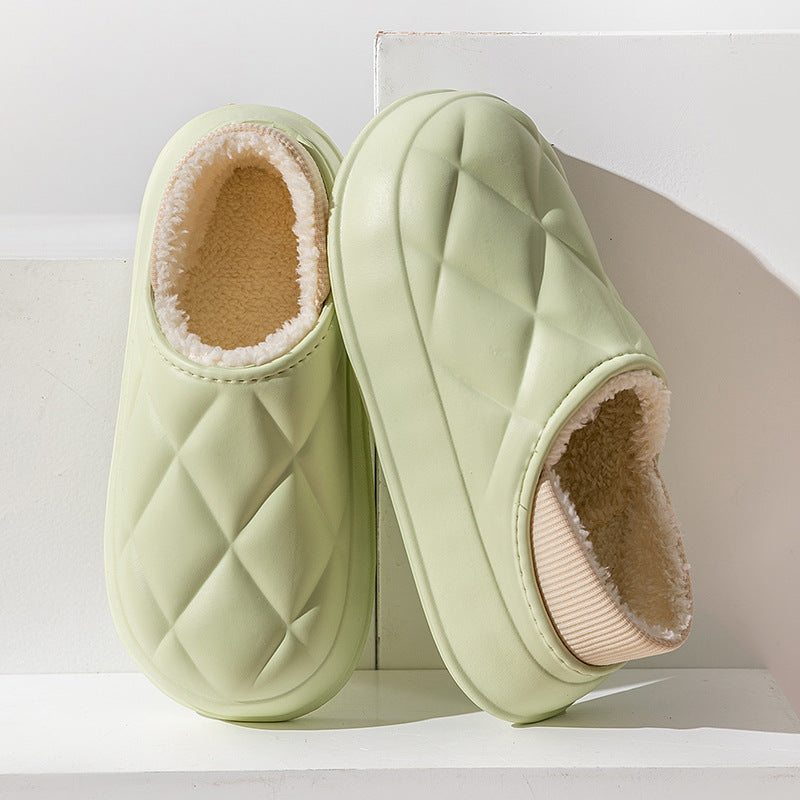 Thickened waterproof warm cotton slippers - Try Modest Limited