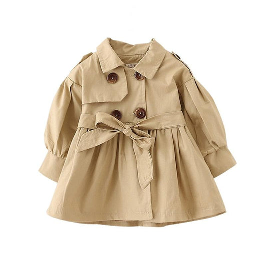 Trench coat/jacket with belt for babies - Try Modest Limited 