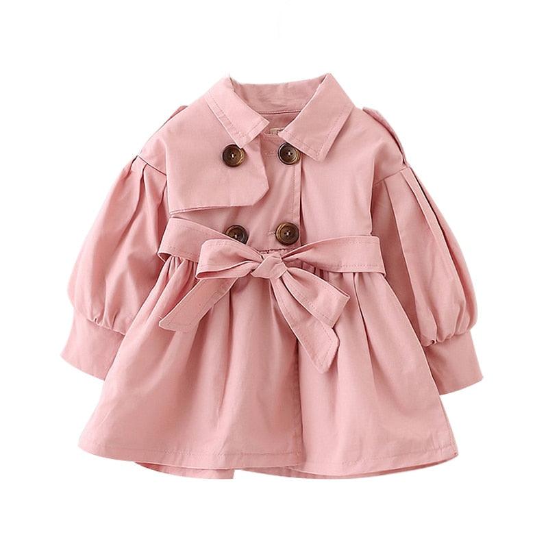 Trench coat/jacket with belt for babies - Try Modest Limited