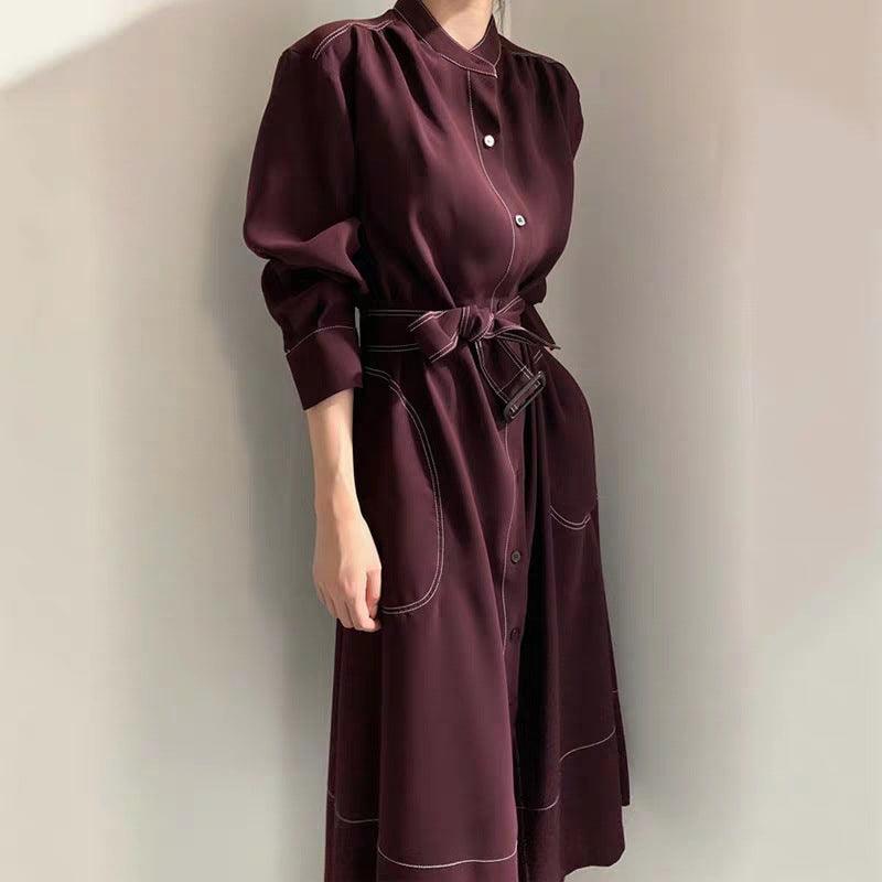 Trench coat style dress - Try Modest Limited 