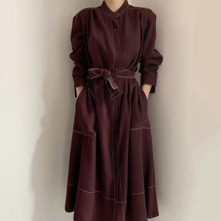 Trench coat style dress - Try Modest Limited 