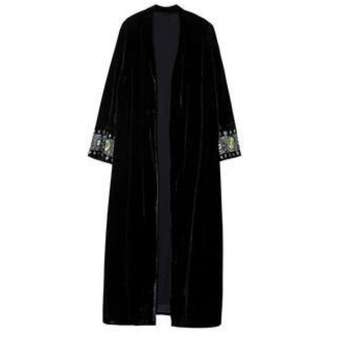Velvet kimono coat - Try Modest Limited