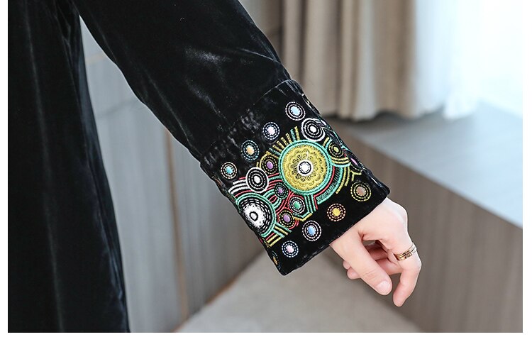 Velvet kimono coat - Try Modest Limited