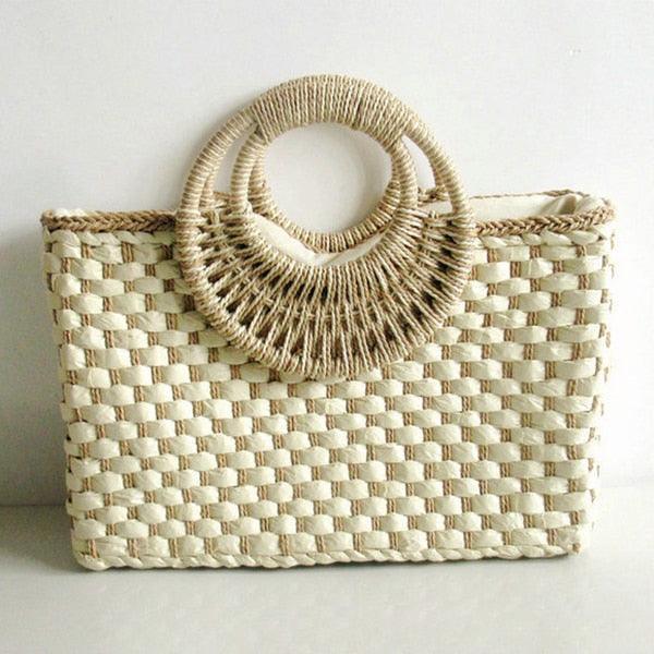 Versatile Retro Square Straw Bags - Try Modest Limited