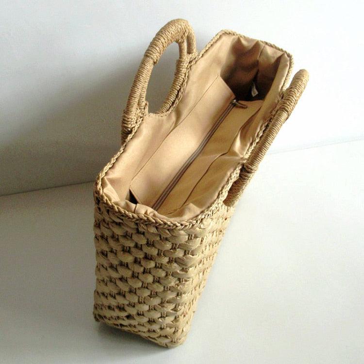 Versatile Retro Square Straw Bags - Try Modest Limited