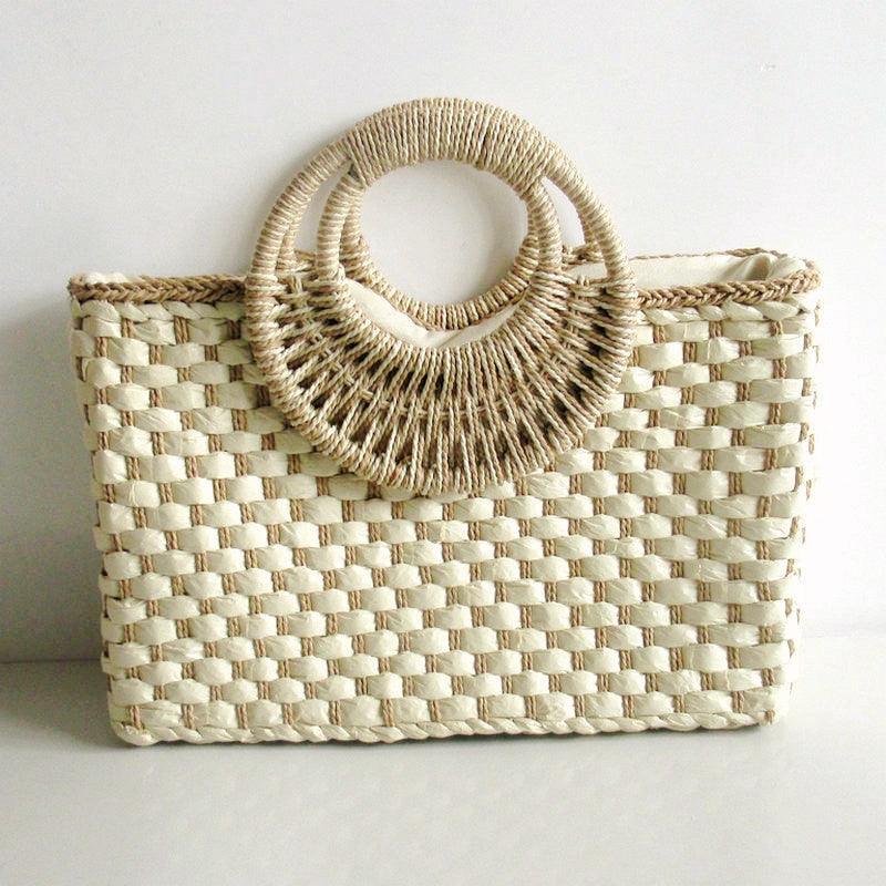 Versatile Retro Square Straw Bags - Try Modest Limited