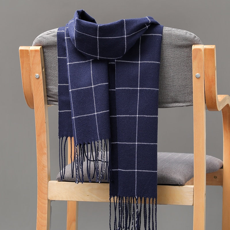 Warm Cashmere plaid scarf - Try Modest Limited