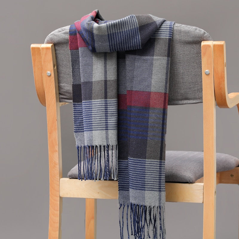 Warm Cashmere plaid scarf - Try Modest Limited