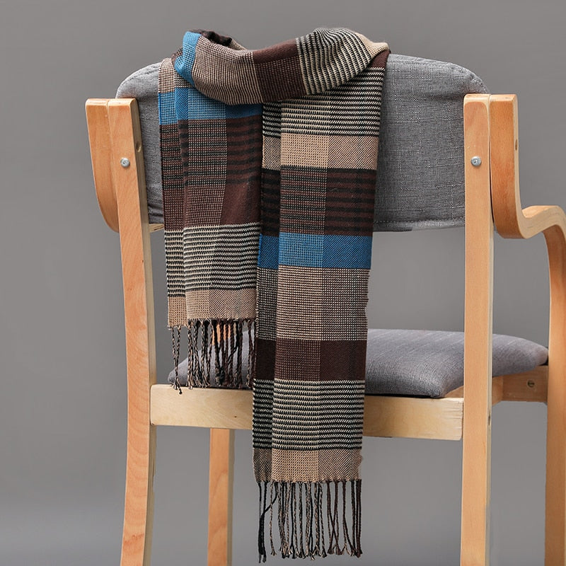 Warm Cashmere plaid scarf - Try Modest Limited
