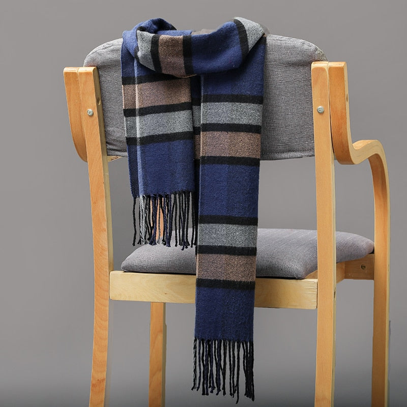 Warm Cashmere plaid scarf - Try Modest Limited