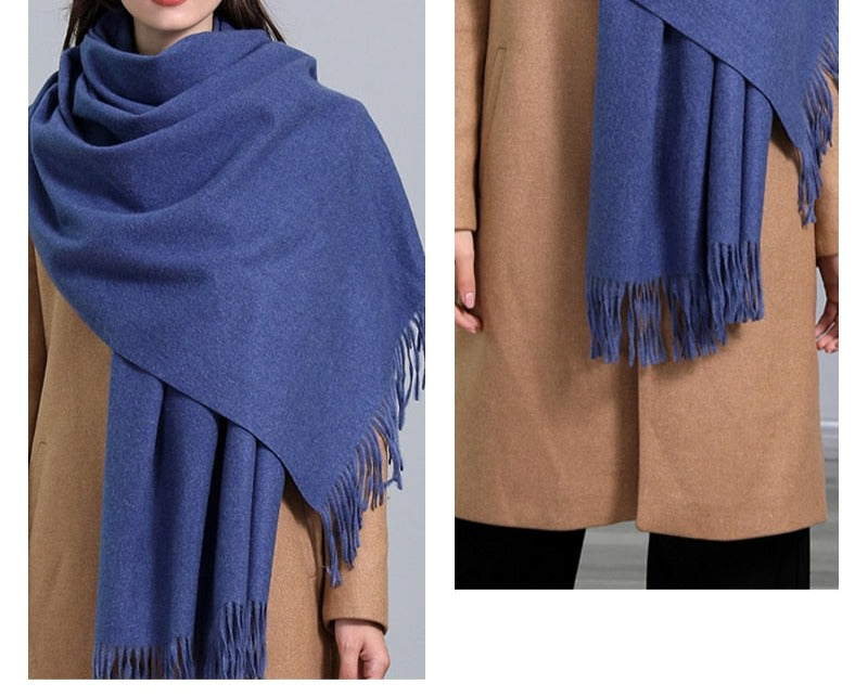 Winter Cashmere Scarf /Pashmina Shawls - Try Modest Limited