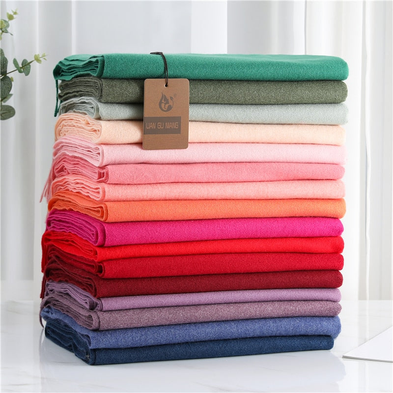 Winter Cashmere Scarf /Pashmina Shawls - Try Modest Limited