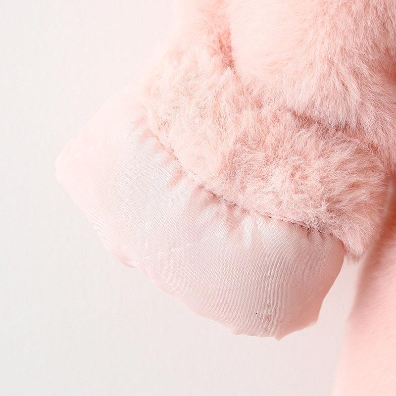 Winter Warm Hooded Rabbit Jacket - Try Modest Limited