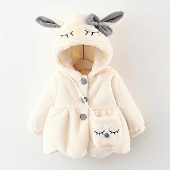 Winter Warm Hooded Rabbit Jacket - Try Modest Limited