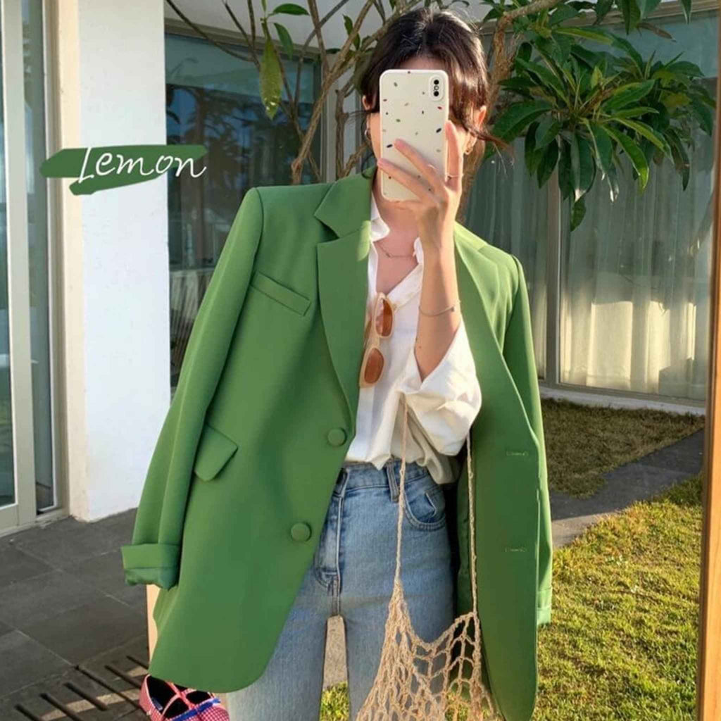 Women Everyday Casual Loose suit jacket - Try Modest Limited