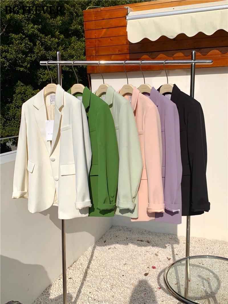 Women Everyday Casual Loose suit jacket - Try Modest Limited