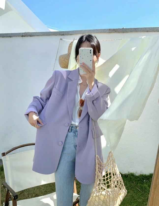 Women Everyday Casual Loose suit jacket - Try Modest Limited