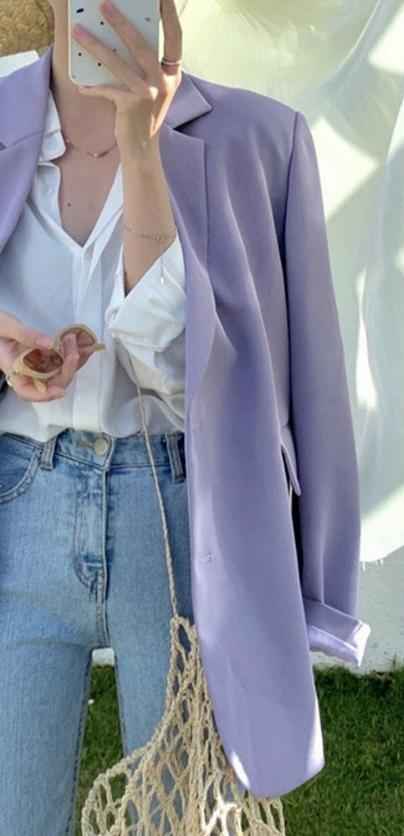 Women Everyday Casual Loose suit jacket - Try Modest Limited