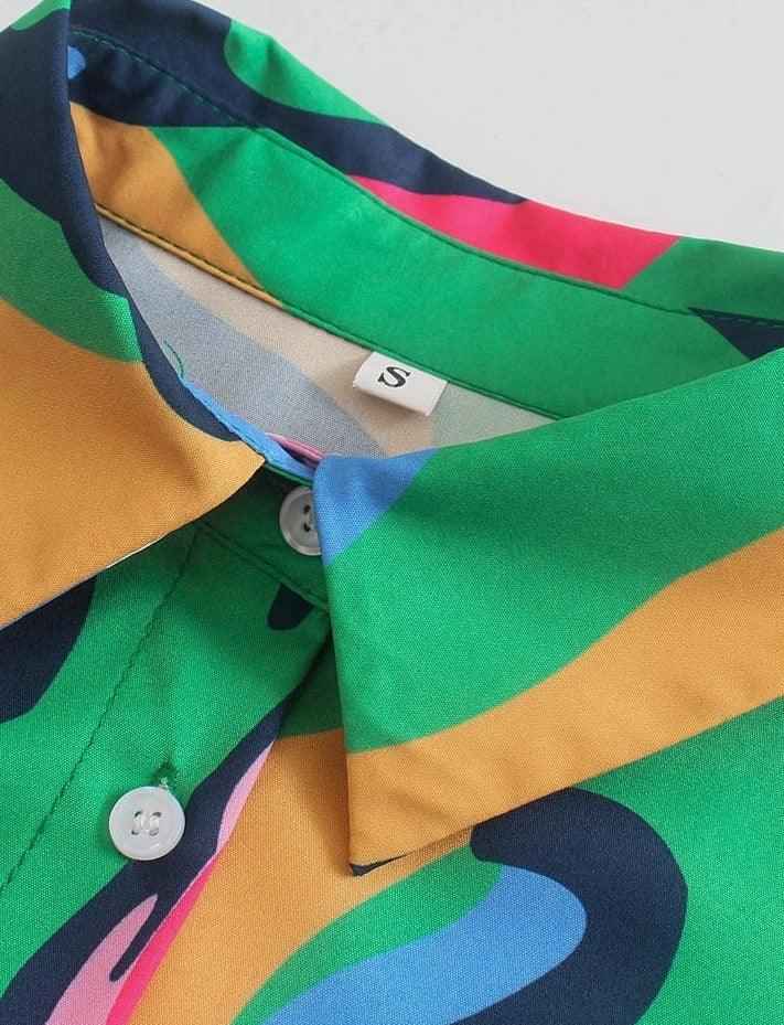 Women's Dress A line-Belt style with lantern sleeves - Try Modest Limited