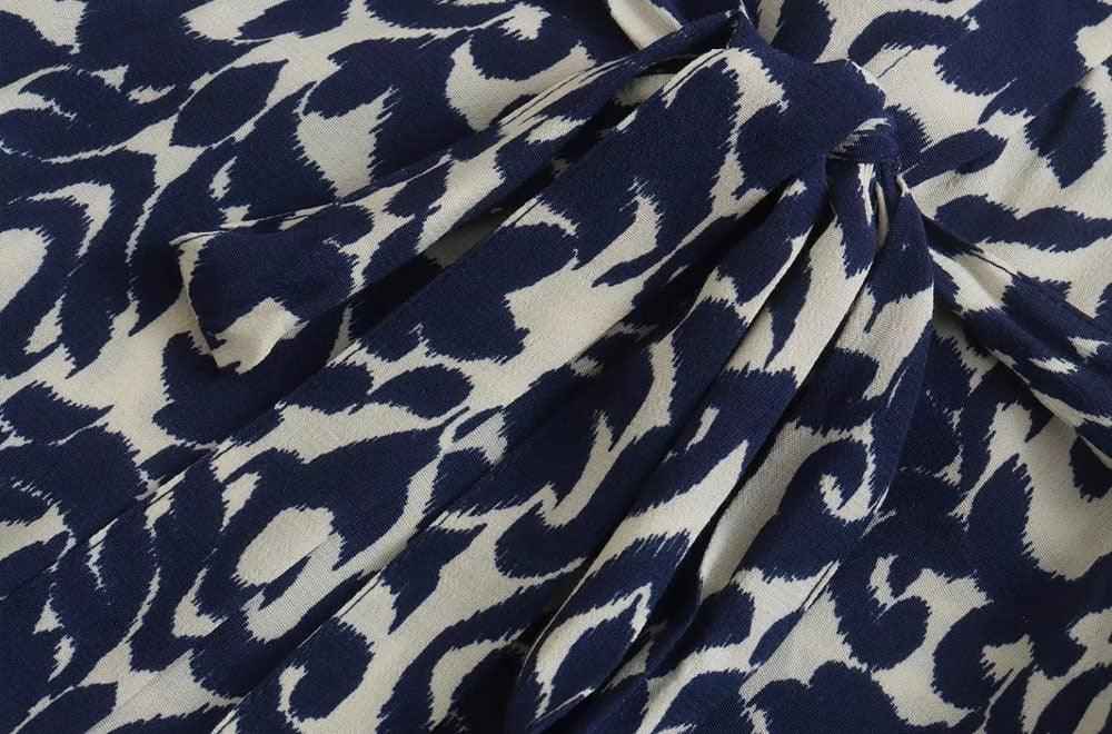 Women's Fashion Blue & White- Dresses - Try Modest Limited