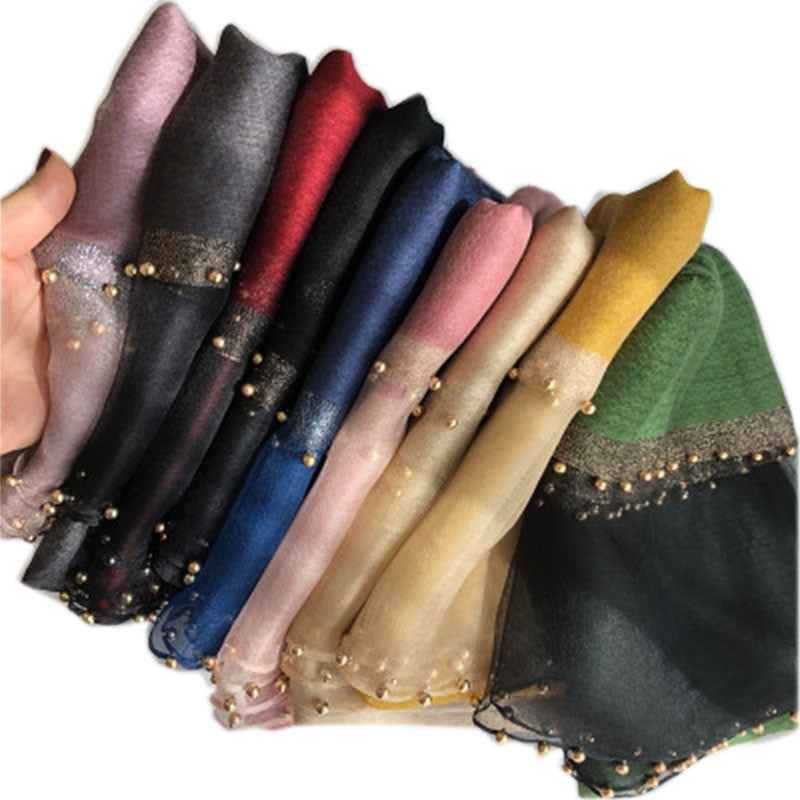 Women's Fashionable Silky Evening scarf/Wrap - Try Modest Limited