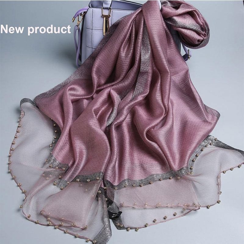 Women's Fashionable Silky Evening scarf/Wrap - Try Modest Limited 