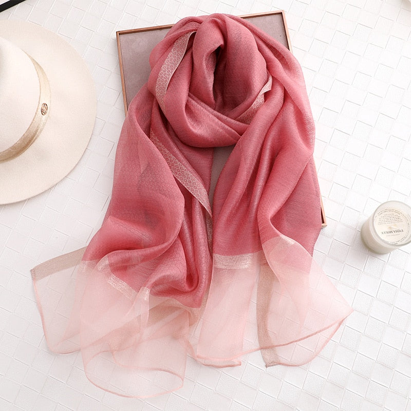 Women's Fashionable Silky Evening scarf/Wrap - Try Modest Limited 