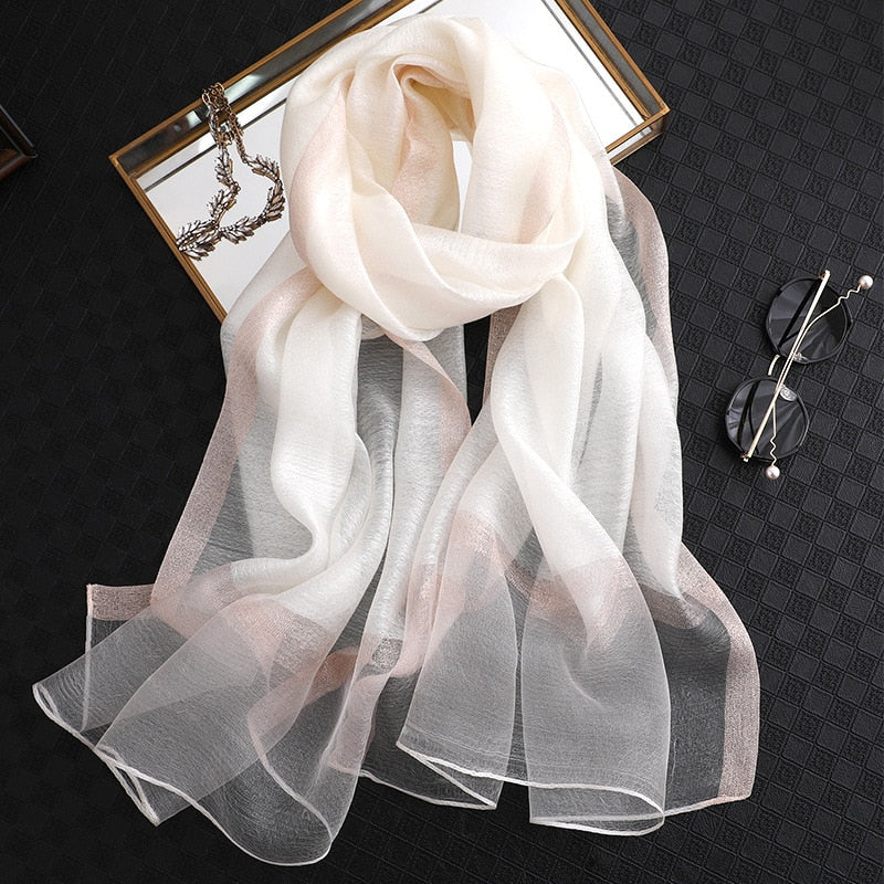 Women's Fashionable Silky Evening scarf/Wrap - Try Modest Limited 