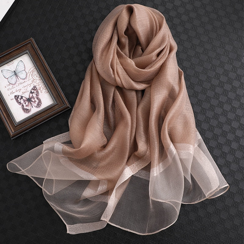 Women's Fashionable Silky Evening scarf/Wrap - Try Modest Limited 