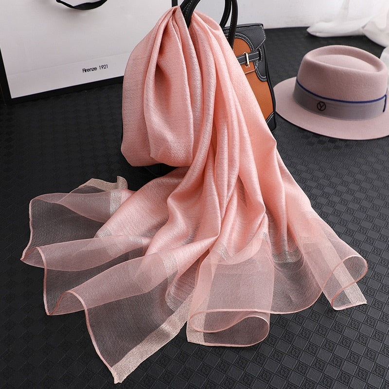 Women's Fashionable Silky Evening scarf/Wrap - Try Modest Limited 