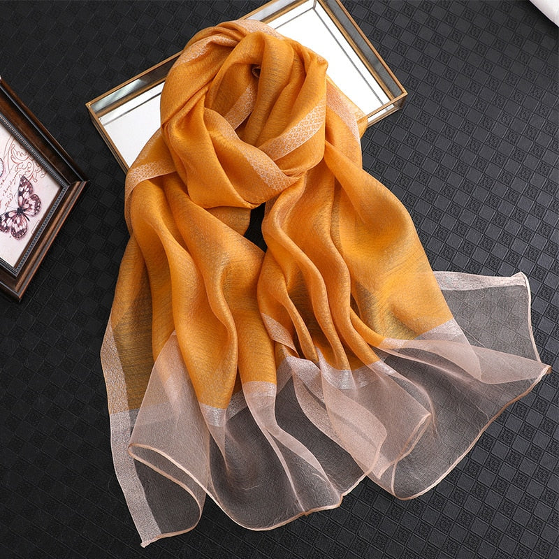 Women's Fashionable Silky Evening scarf/Wrap - Try Modest Limited 