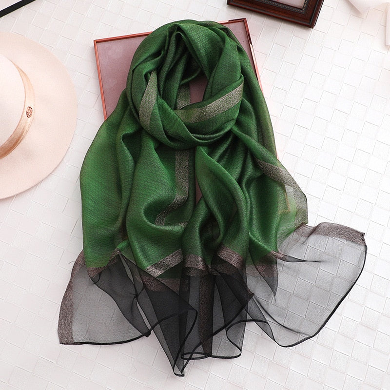 Women's Fashionable Silky Evening scarf/Wrap - Try Modest Limited 