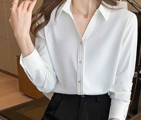 Worthy - long sleeves and V-Neck shirt & Tops - Try Modest Limited