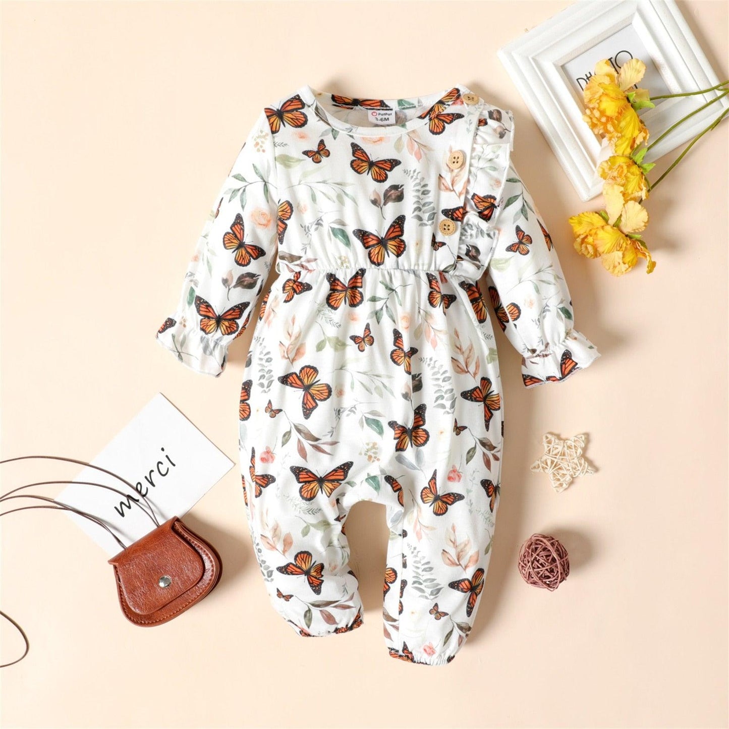 Baby Girl Long-sleeve Jumpsuit - Try Modest Limited 