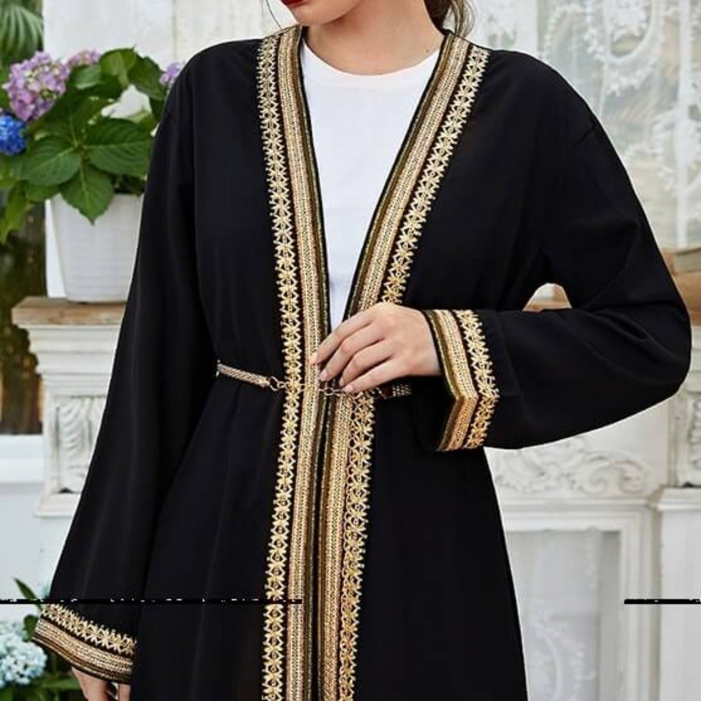 Black robe- open abaya Try Modest Limited