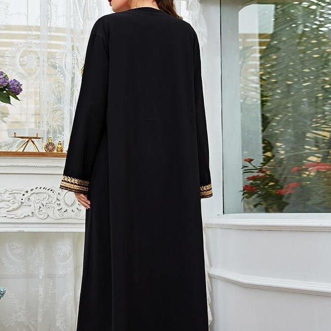 Black robe- open abaya Try Modest Limited