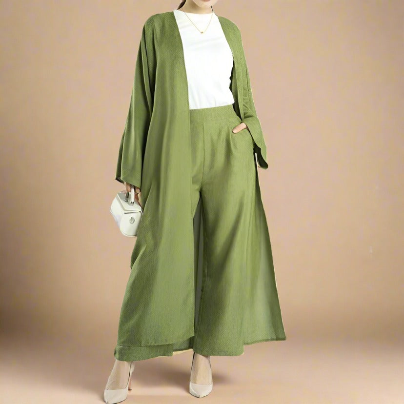 Casual Solid Color Ladies Trousers - Try Modest Limited 