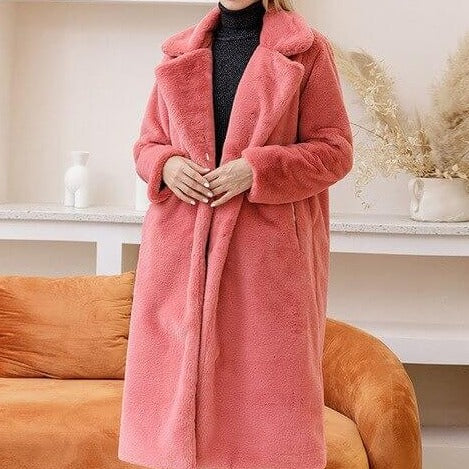 Faux Fur Coat- WInter coats for women Try Modest Limited