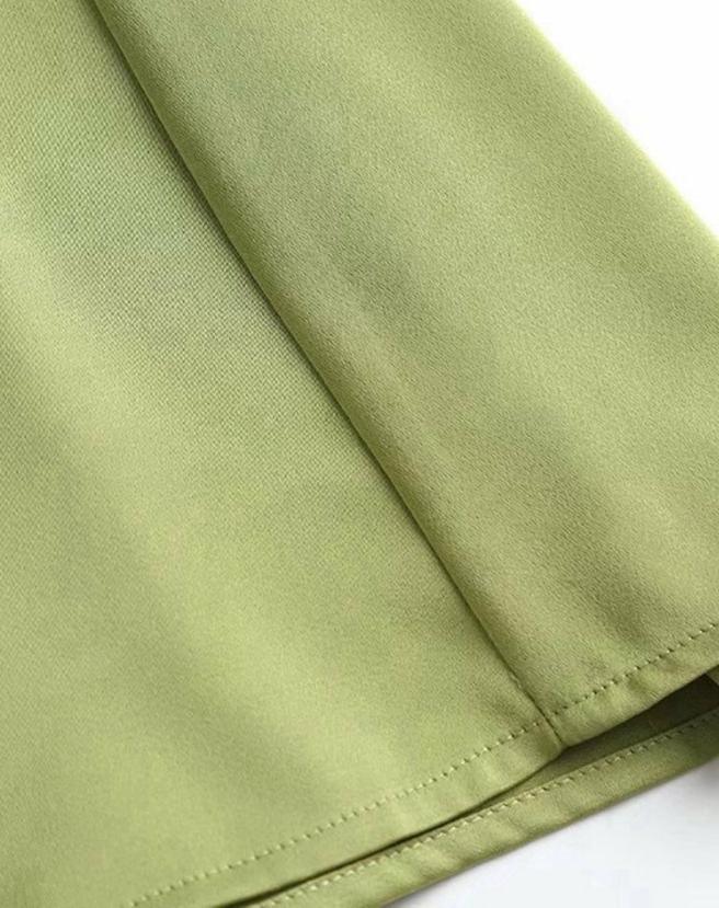 Green - Royal Satin Dress Try Modest