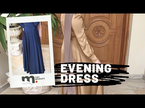 Festlig dubai-aftonklänning