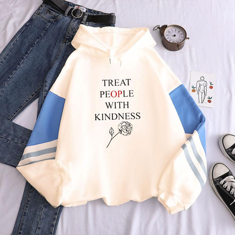 Korean style printed hoodies - Try Modest Limited 