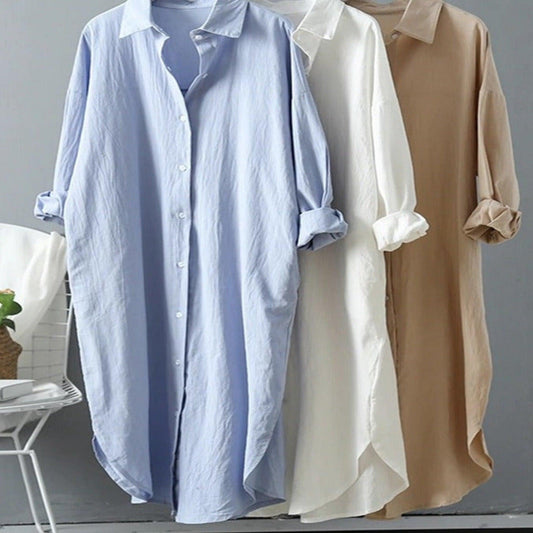 Long sleeve shirt dress for women Try Modest