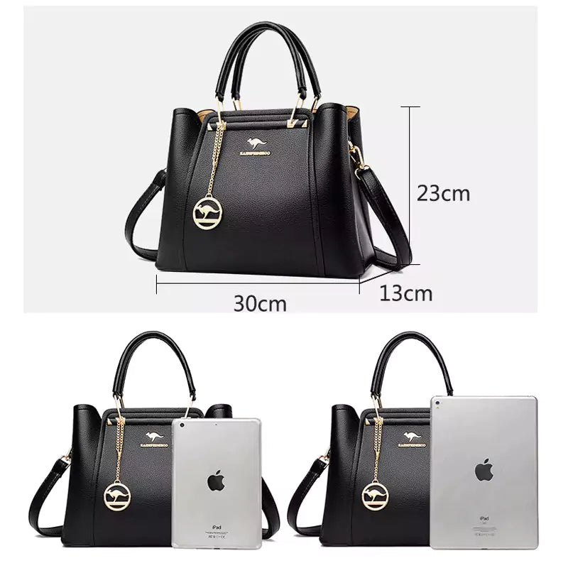Luxury black-leather handbag Try Modest Limited 
