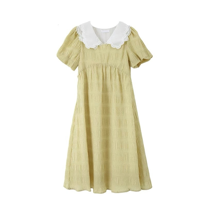 Petal-collar maternity dress Try Modest Limited 