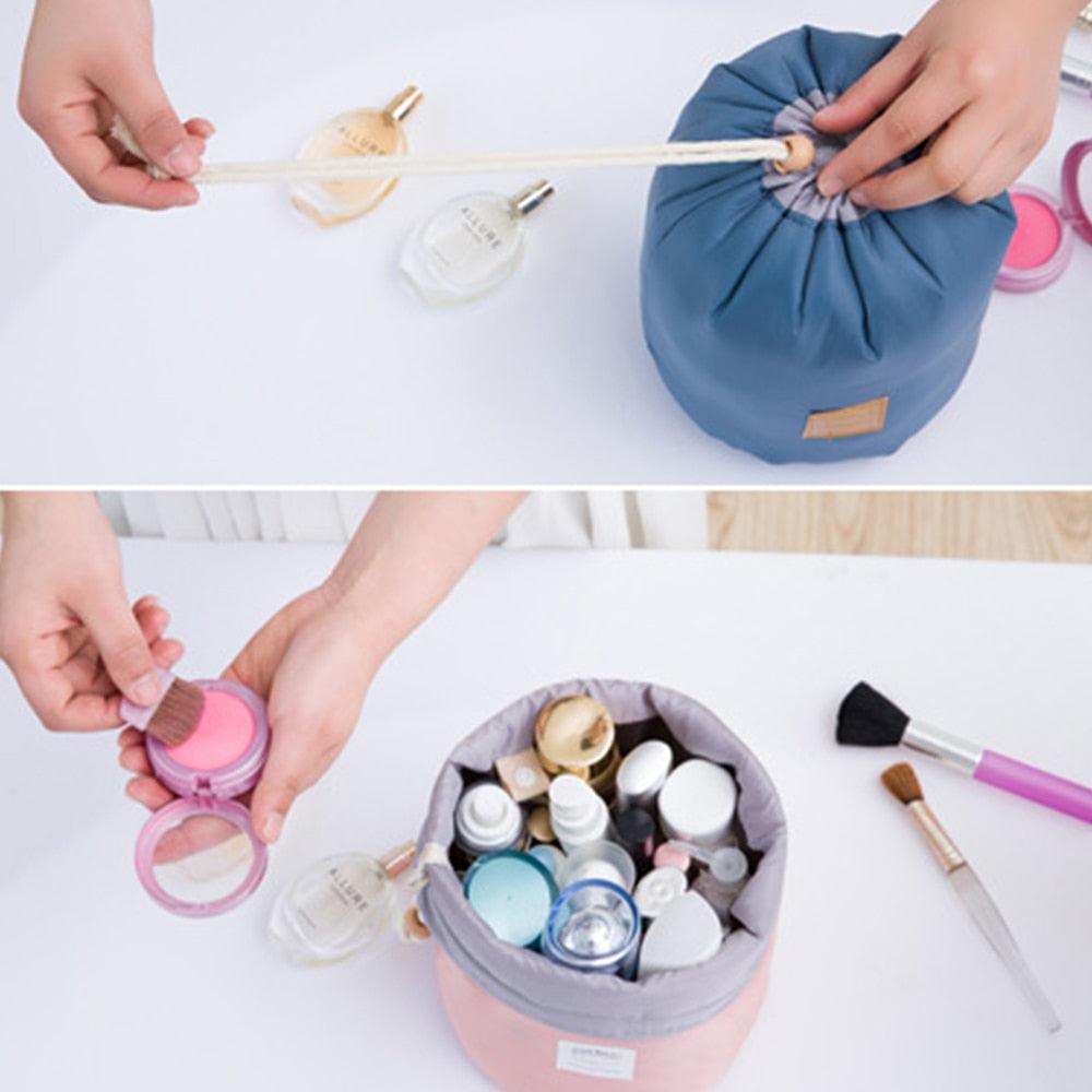 Round Waterproof Makeup Organizer - Try Modest Limited 