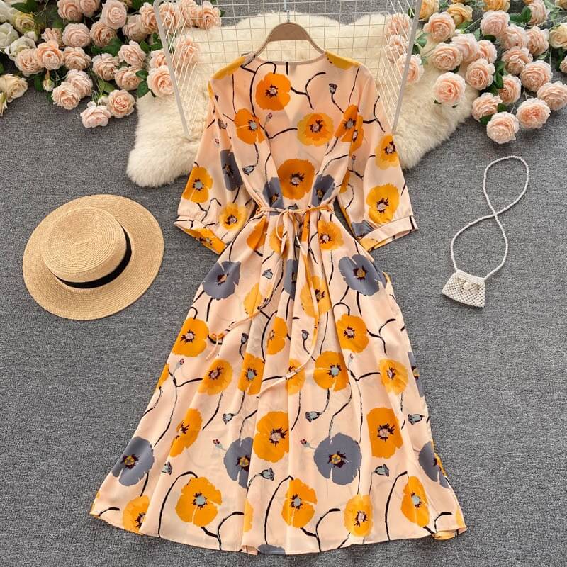 Sunflower summer dress Try Modest Limited 