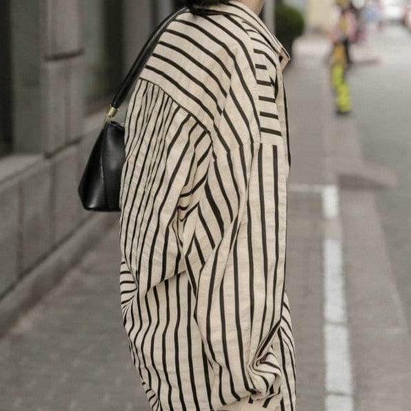 Black stripes-Full sleeve top Try Modest